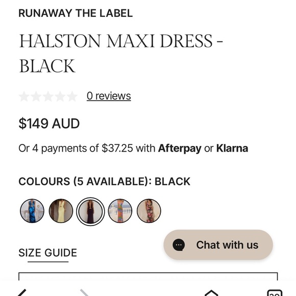 Runaway the label Halston maxi dress - Picture 15 of 16